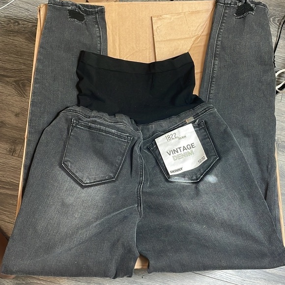 Over the Bump Skinny Maternity Jeans‎ 1822 DENIM New Size 10/30 Z171 - Picture 8 of 8